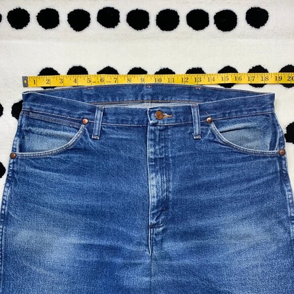 Wrangler Jeans Cowboy Cut Bootcut Blue Denim Western Rodeo - Picture 7 of 13